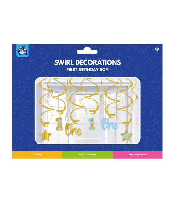 1 Jaar Hangdecoratie Jongen 70cm