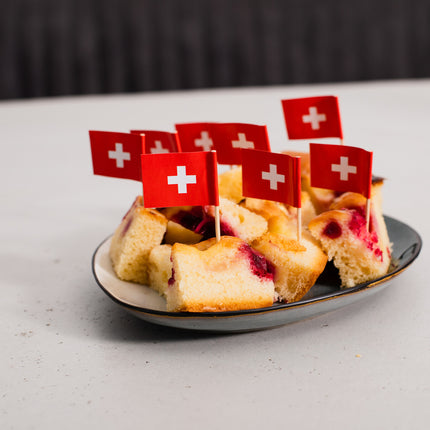 Zwitserland Cocktailprikkers Zwitserland 6cm 50st