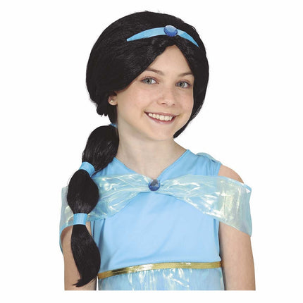 Jasmijn Woestijn Pruik Zwart