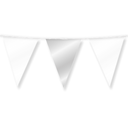 Witte Zilveren Slinger Metallic 10m