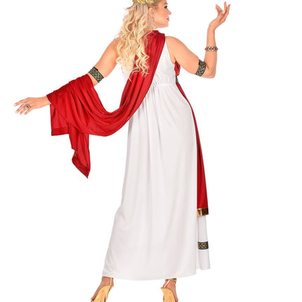 Rood Witte Jurk Dames