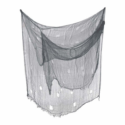 Halloween Gordijn Grijze Stof 5m