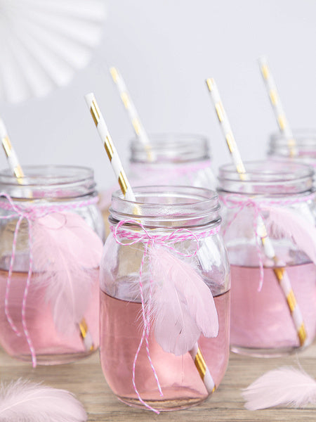 Roze Decoratie Veren 3g