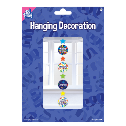 Hangdecoratie Happy Birthday 120cm