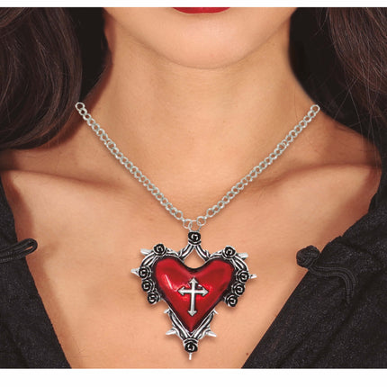Halloween Ketting Rood Hart