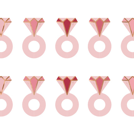 Glasmarkers Ring 10st