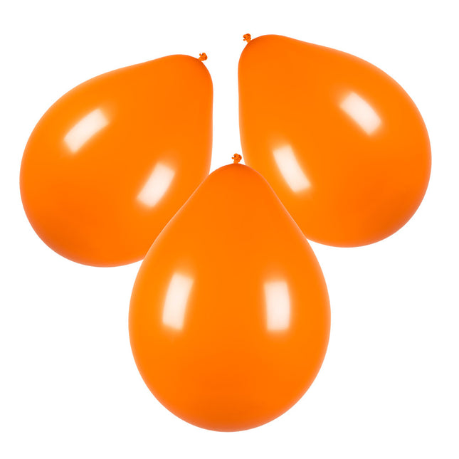 Oranje Ballonnen Latex 30cm 10st