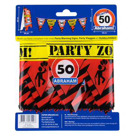 Abraham Afzetlint 50 jaar 12m