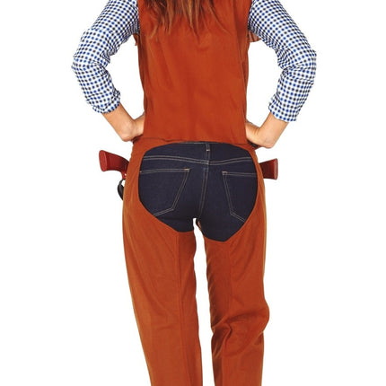 Cowgirl Kostuum Bruin Lang