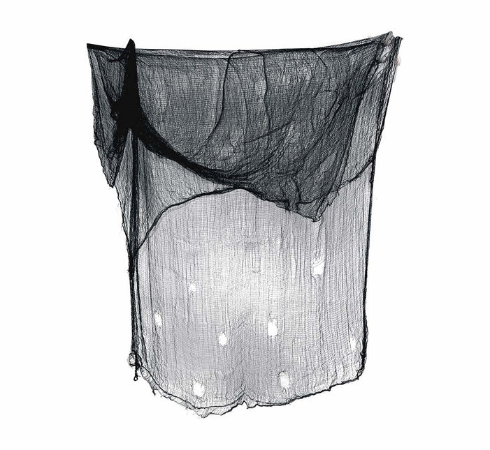 Zwarte gordijn Stof 5m