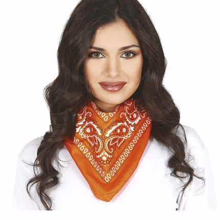 Oranje Sjaal Bandana