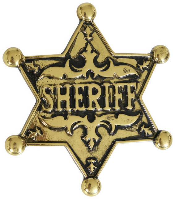 Badge Goud Sheriff