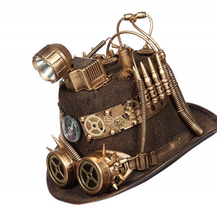 Hoed Steampunk Met Mijnlamp