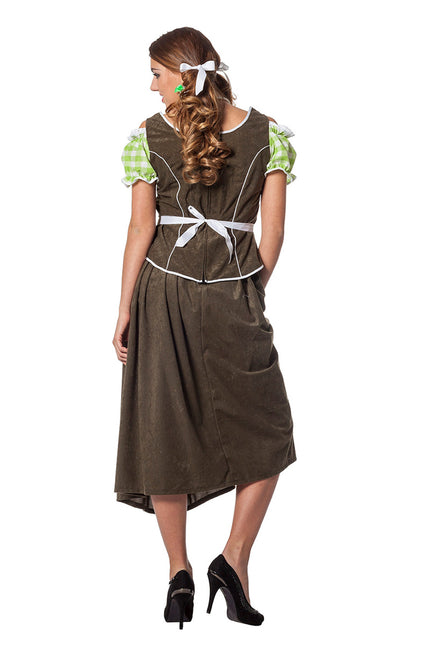 Groene Dirndl Jurk Oktoberfest Dames