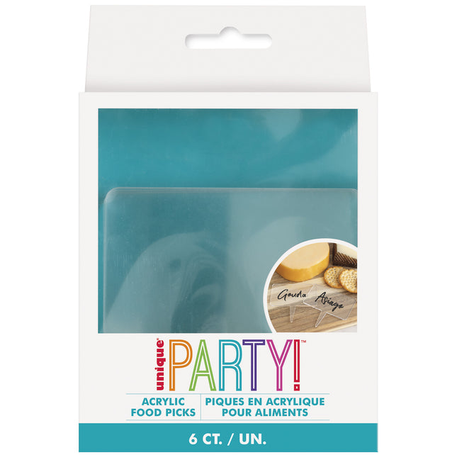 Doorzichtige Etiketten 6st