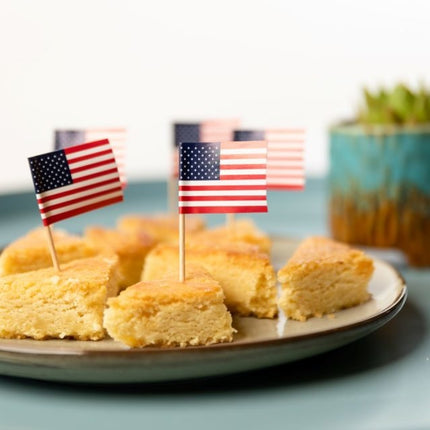 Cocktailprikkers Usa 8cm 50st