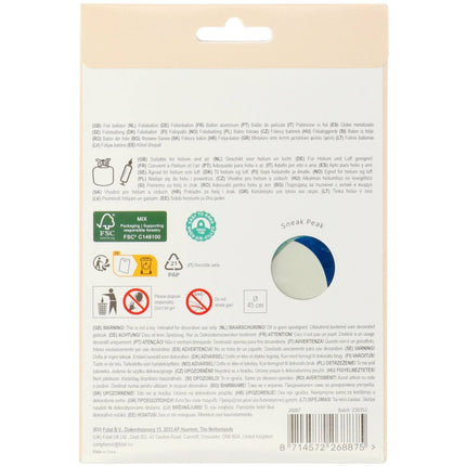 40 Jaar Helium Ballon Leeg 45cm