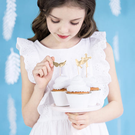 Caketopper Communie 11cm 6st