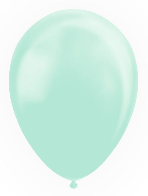 Mintgroene Ballonnen Pastel Macaron 30cm 50st