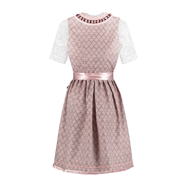 Roze Dirndl Jurk Oktoberfest Dames 2 Delig