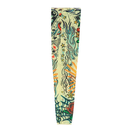 Nep Tattoo Mouw Doodshoofd