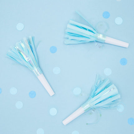 Feesttoeters Blauw 6st