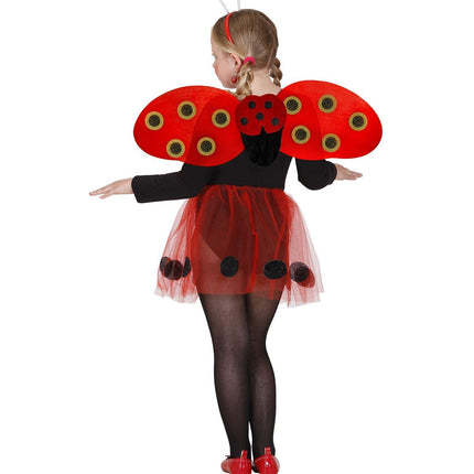 Verkleedset Lieveheersbeestje 3 delig