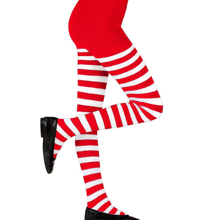 Rood Witte Panty Meisje