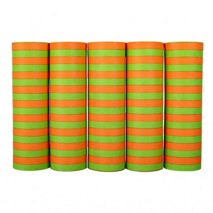 Oranje Groene Serpentine 100 rollen 4m