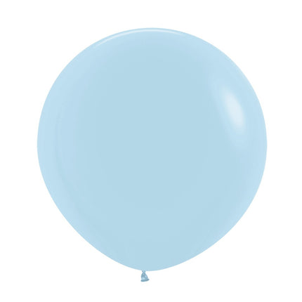 Ballonnen Pastel Matte Blue 61cm 10st