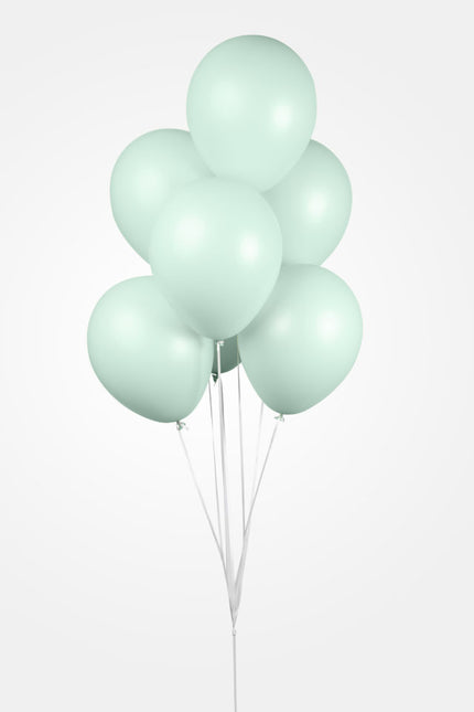 Mintgroene Ballonnen Pastel Macaron 30cm 50st