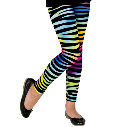 Neon 80S Legging Meisje