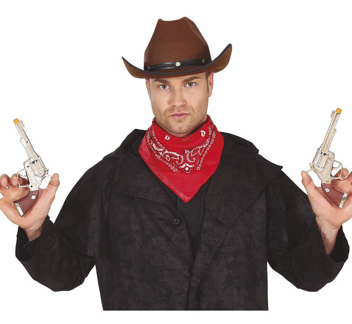 Zilveren Nep Geweer 25cm