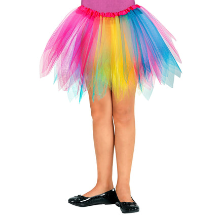 Gekleurde Tutu Meisje 40cm