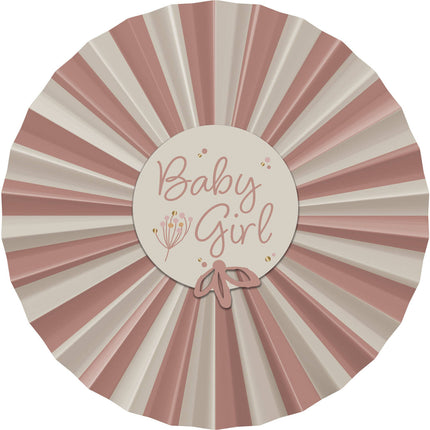 Geboorte Papieren Waaiers Babygirl 3st