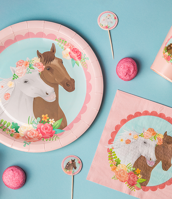 Paard Servetten 16cm 16st