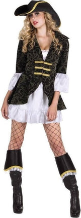 Piratenpak Dames Zwart
