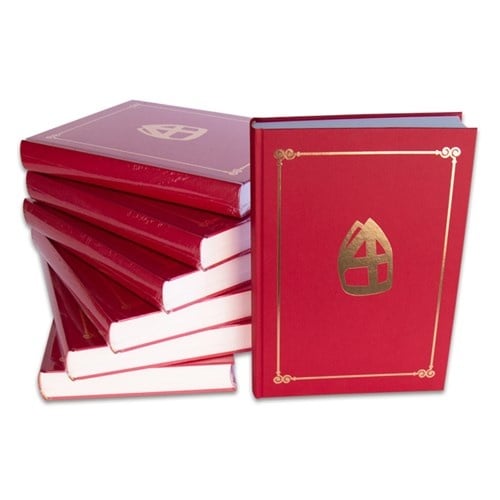 Sinterklaasboek Mijter Rood 350 Paginas
