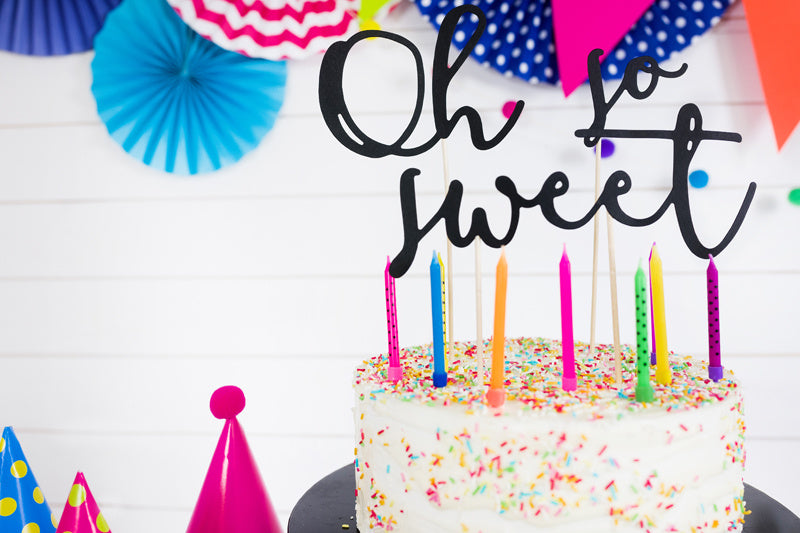 Kaarsjes Gekleurd 6,5cm 6st