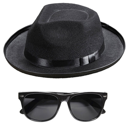 Verkleedset Blues Man 2 delig