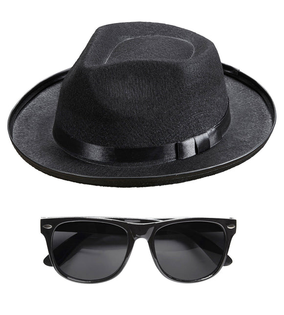 Verkleedset Blues Man 2 delig