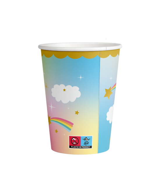 Unicorn Bekers 9cm 8st