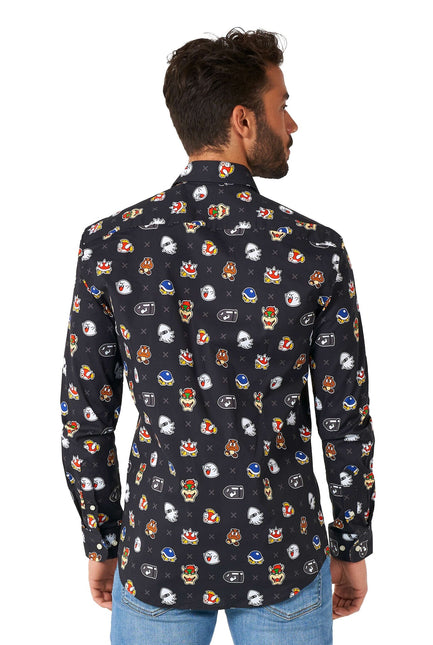 Super Mario Bad Guys Overhemd Heren OppoSuits