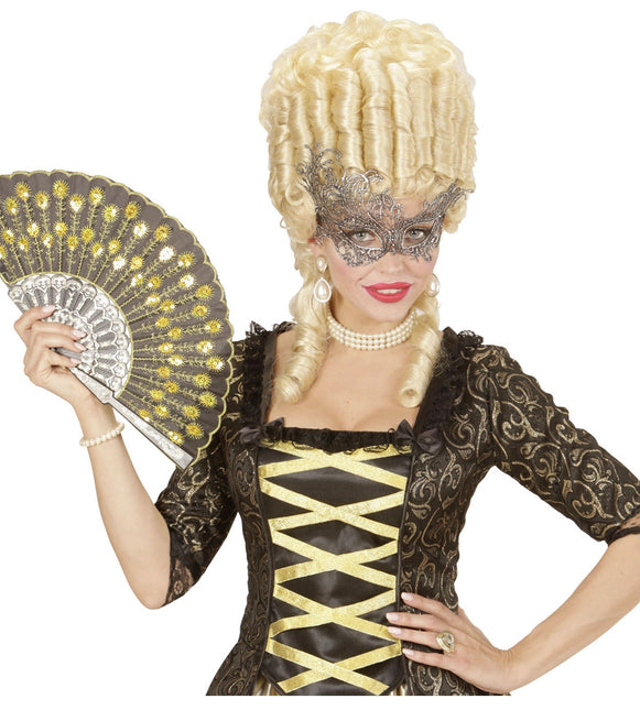 Zilveren Oogmasker Kant