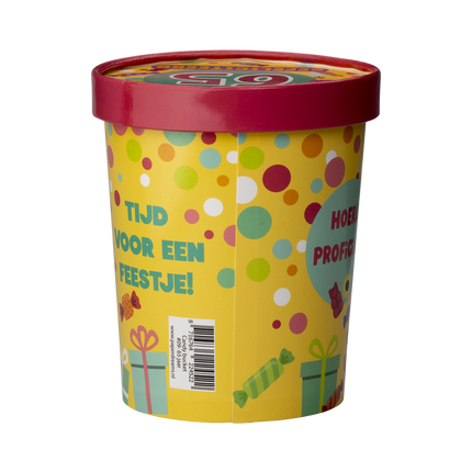 Gekleurde Snoepbakje 65 Jaar 12cm