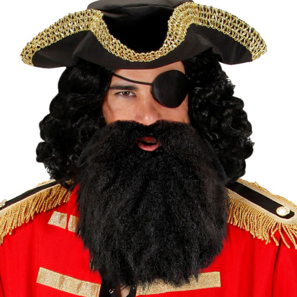 Holbewoner Nep Baard Zwart