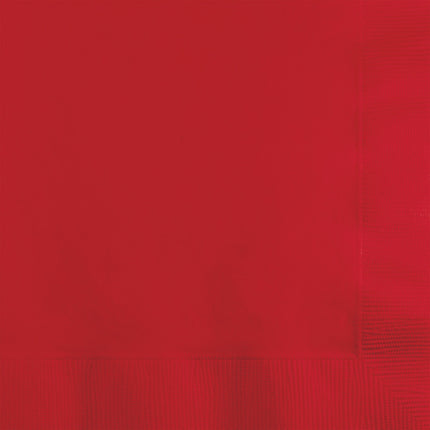 Rode Servetten 2-Laags 33cm 20st