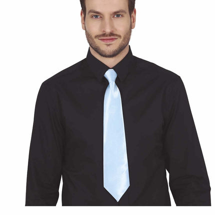 Lichtblauwe Stropdas 40cm