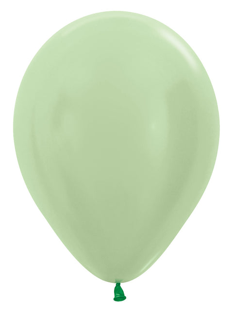 Ballonnen satin Green 30cm 50st