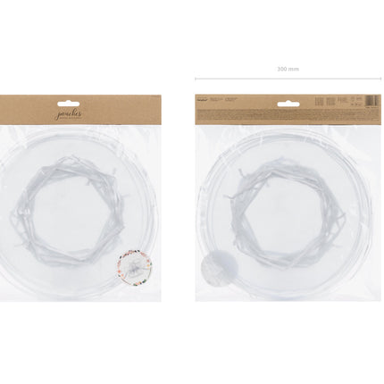 Organza Zakjes Wit 25cm 10st